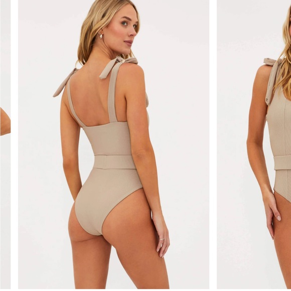 NEW Beach Riot Sydney Ribbed One Piece - Picture 6 of 13